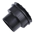thumbnail image 3 of S SERENABLE 60mm Vent Air Outlet Rotating Interior Round Ceiling for Car RV ATV Black, 3 of 9