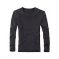 thumbnail image 1 of Qarigey Ropa interior térmica para hombre, camiseta a la moda acolchada de invierno de manga larga, cuello , camisa informal, accesorio para Ropa interior Gris oscuro SG, 1 of 6