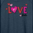 thumbnail image 3 of Barbie - Patterned Love - Women's Lightweight French Terry Long Sleeve Shirt, 3 of 5
