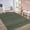 green, variant on Machine Washable Rug with Non-Slip Backing, Modern Neutral Printed Low Pile Rug, Stain Resistant Non-Shedding Striped Carpet Throw Mats for Living Room and Bedroom