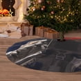thumbnail image 6 of Sikiie Astronaut 30-48 inches {designName} Print Christmas Tree Skirt Snowman Xmas Tree Skirt with Edge Christmas Decorations for Holiday Party30", 6 of 7