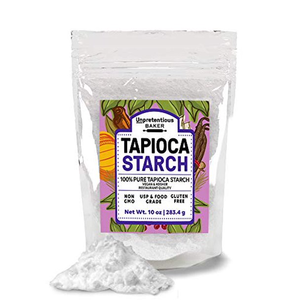 Tapioca Starch, 10 oz., Also Called Tapioca Flour, Gluten Free, Vegan