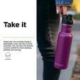 thumbnail image 6 of Klean Kanteen 18 oz. Classic Narrow Bottle with Sport Cap - Purple Potion, 6 of 7