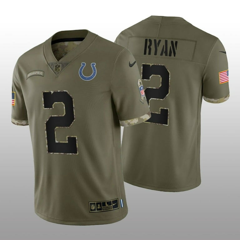 NFL_ Football Jersey Indianapolis''Colts''MEN Jonathan Taylor Quenton  Nelson Matt Ryan Darius Leonard Peyton Manning 2022 Salute To Service 