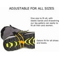 thumbnail image 7 of Lightweight Hiking Gaiters for Men Women Adjustable Waterproof Lower Leg Gaiters for Hiking Hunting Snow Trail Running Backpacking Trimming Woodcutting, Gators for Hiking Boots, 7 of 7