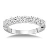 1 Carat Diamond 14kt White Gold Anniversary Ring