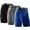 28# 3Pack:Black+Gray+Blue, variant on NELEUS Men's Performance Compression Shorts Athletic Workout Underwear 3 Pack,Black,US Size 3XL