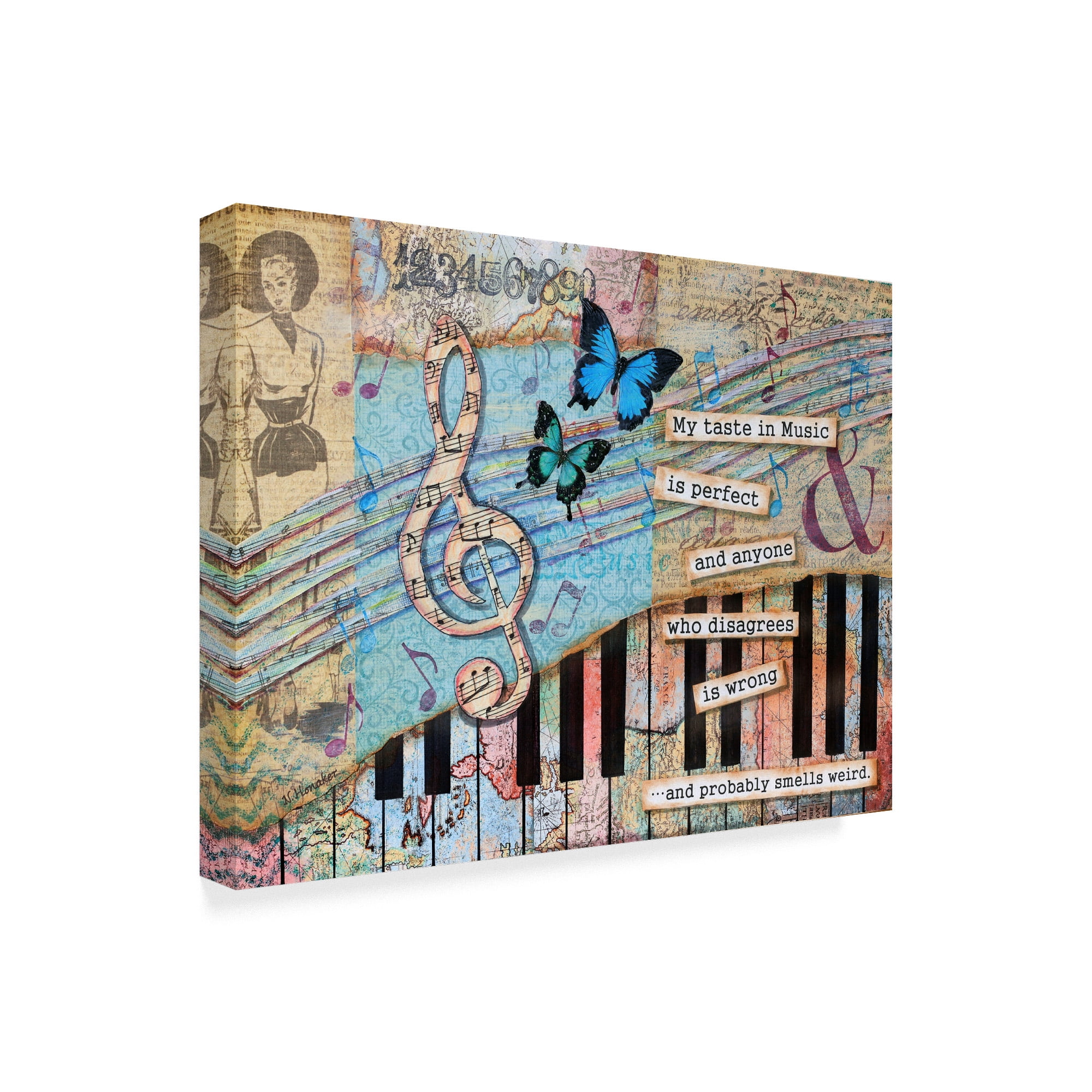 Trademark Fine Art 'Musical Perfection' Canvas Art by Let Your Art Soar
