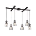 thumbnail image 2 of Elk Lighting Menlow Park Oiled Bronze Pendant Light w/ 6 Light 60W - 60043-6, 2 of 2