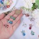 thumbnail image 3 of 28 colgantes de alas de ángel de colores, colgantes de cristal con forma de alas de ángel., 3 of 7