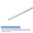 thumbnail image 3 of Uxcell Square Aluminum Flat Bar, 2Pcs 3/16" Thick 0.4" Width 12" Length Square Aluminum Bar For Industrial Building, 3 of 5