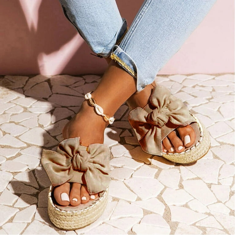 Walmart bow online sandals