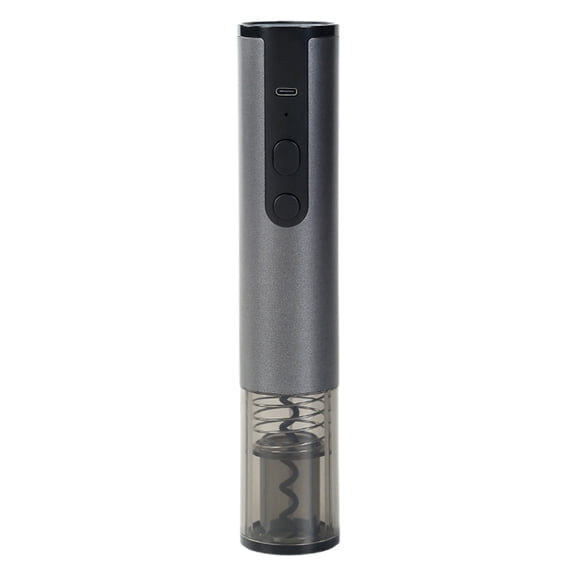 KQJQS Rechargeable Electric Wine Bottle Opener – Automatic Cork Remover for Red Wine & Champagne, USB-Powered Kitchen & Party Tool