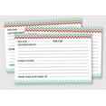 thumbnail image 2 of Inkdotpot Recipe Card 6x4 inch Single-Sided Recipe Design Cards Chevron Recipe Cards Wedding-Bridal Shower-Baby Shower- Pack of 50, 2 of 6