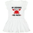 thumbnail image 3 of Inktastic Godson My Godfather Loves Me Girls Toddler Dress, 3 of 5