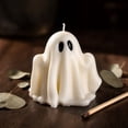 thumbnail image 5 of Simple 3D Ghost Soy Scented Candles, Cute Fangs Ghost Shaped Wax Candle for Halloween Farmhouse Table Center Decor Trick-or-Treat Gift, 5 of 7