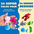 thumbnail image 2 of 24-Pcs Mini Plush Sea Animals with Keychain, 3-Inch Stuffed Toys for Kids Party Favors, Pinata Fillers, Goodie Bags, School Prizes, 2 of 9