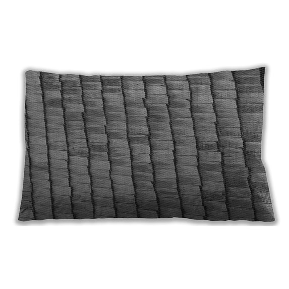 Ahgly Company Outdoor Rectangular Contemporary Lumbar Throw Pillow, 13 inch by 19 inch
