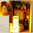 thumbnail image 3 of DIY Dollhouse Kit Toy Handmade with LED Light Miniature Doll House for Gift, 3 of 5