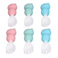 thumbnail image 1 of Cuchara y tenedor para bebés, juego de cucharas y tenedores para bebés, juego de cuchara y tenedor para alimentación, cuchara y tenedor de silicona para bebés, estética elegante, 1 of 14