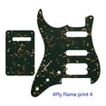 thumbnail image 2 of Golpeador -para mano izquierda Us 11 orificios para tornillos Ssh Strat con Tremolo Bridge Player Humbucker Scratch Plate & Placa trasera del amplificador, 2 of 3