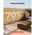 thumbnail image 3 of KFFKFF Natural Reed Fence Roll, 4 ft x 16.4 ft, Decorative Privacy Screen for Outdoor Spaces, Ideal for Gardens, Balconies, Patios, and Backyard Dividers, 3 of 9