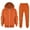 Z05-Orange, variant on ChaoLingNeng 2 Piece Outfits for Girls Velour Tracksuit Hoodie and Jogger Set Sweatsuit Athletic Clothes Sets,Navy,7-8 Years