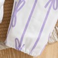 thumbnail image 5 of YWIYIUD NewbornBaby Girls Clothes Sets 3 Peice Ruffle Long Sleeve Ribbed Knit Romper and Bow Plaid Pants with Headband Sets Holiday Fall Winter Warm Clothes InfantBaby Girls Clothing 9-12 Months, 5 of 8