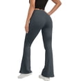 thumbnail image 3 of High Waisted Flare Leggings for Women - Yoga Pants for Women - Buttery Soft Bell Bottom Palazzo - Versatile Sizing, 3 of 5