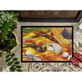 thumbnail image 3 of Carolines Treasures 6063MAT Golf Clubs Golfer Door Mat Indoor Rug or Outdoor Welcome Mat 18X27 Doormat 27"L x 18"W, 3 of 4