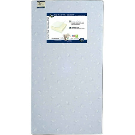 Serta Nightstar Firm Comfort Crib and Toddler Mattress, Thermo-Bonded (Best Bed Mattress Review)