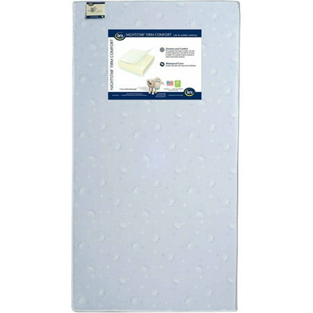 Serta Nightstar Firm Comfort Crib and Toddler Mattress, Thermo-Bonded Core