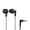 Matte Black, variant on Panasonic ErgoFit Wired In-Ear Earbud Headphones with Right-Angle 3.5-mm Connector, RP-HJE120, Rose Gold