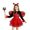 Red, variant on Little Dresses For Girls For Gown With Bow Tutu Skirt For Girls Clothes Size 7-10T