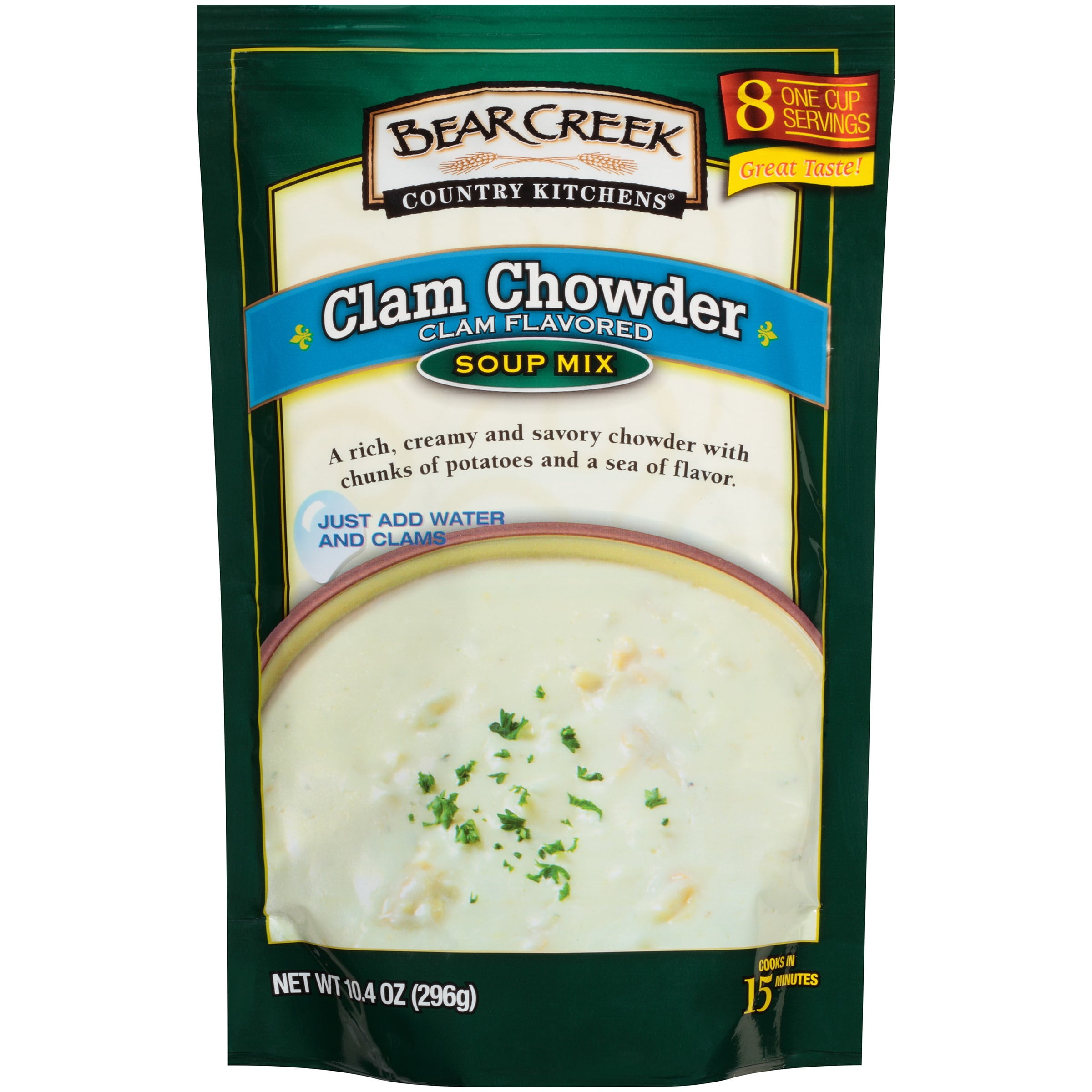 Bear Creek Country Kitchens Clam Chowder Soup Mix 10 4 Oz Pouch