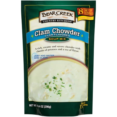 Bear Creek Country Kitchens &reg; Clam Chowder Soup Mix 10.4 oz. Pouch
