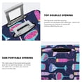 thumbnail image 5 of Daiia Wine Glasses And Cocktails Luggage Cover, Thickened Washable Travel Luggage Covers, Elastic Unique Baggage Covers for 18-20 inch Luggage-Medium, 5 of 9