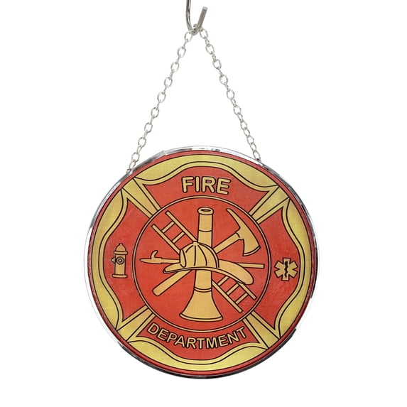 Red Carpet Studios Suncatcher Fire Dept