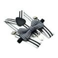 thumbnail image 5 of Men' Trousers Suspenders with Bow Heavy Duty Clip Straps 1, 5 of 8