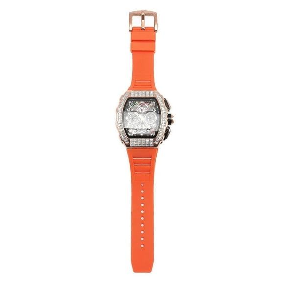 Rotating Bezel Watch Luminescent Automatic Date Analog Display Calendar Waterproof Men Automatic Watch