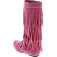 thumbnail image 3 of I Love Kids Ava-18K Children's 3-Layers Fringe Moccasin Style Mid-Calf Boots, 3 of 7