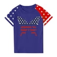 thumbnail image 4 of GERsome Unisex Kids 4th of July T-Shirts Boys Girls Short Sleeve Casual Crew Neck Patriotic Tops American Flag Graphic Tee, 4-5 Years, 4 of 4