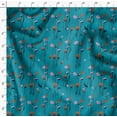 thumbnail image 4 of Soimoi Pure Silk Blue Fabric By the Yard - 42 Inch Wide - Florals Print Fabric - Elegant and Timeless Patterns for Fashion and Home Decor Printed Fabric, 4 of 6