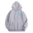 thumbnail image 4 of Womens Hoodies Long Sleeve Pullover Hoodie Cozy Sweatshirts for Women Gray Hoodie Trendy Fall Outfits for Women Trendy Womens Clothes, 4 of 6