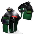 thumbnail image 4 of Tignapoo Solar-Powered Auto-Dimming Welding Helmet with 180° Flip Design, Lightweight & Comfortable for Argon Arc, MIG, and TIG Welding, UV/IR Protection, Adjustable Headband, Includes CR2032 Battery, 4 of 6