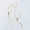 Gold, variant on MATROOY Gold-plated Sterling Silver Choker Lariat Y Star Necklace A2661-Silver