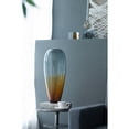 thumbnail image 6 of A&B Home Lourdes Hand-Made Ombre Glass Vase - 8.5"Dia. x 19.5"H - Amber/Black, 6 of 7