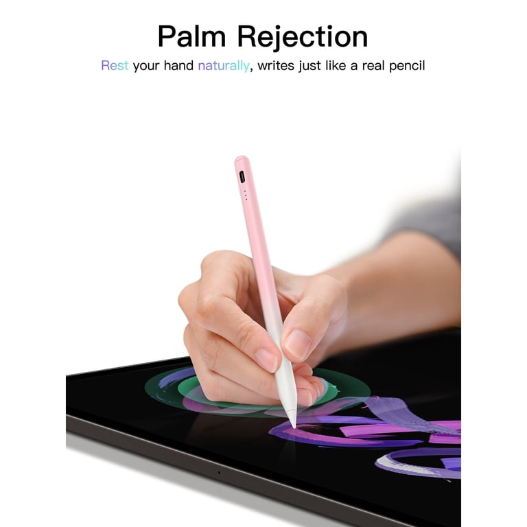 No Bluetooth Needed iPad Pencil, Stylus Pen for iPad 2026-2018