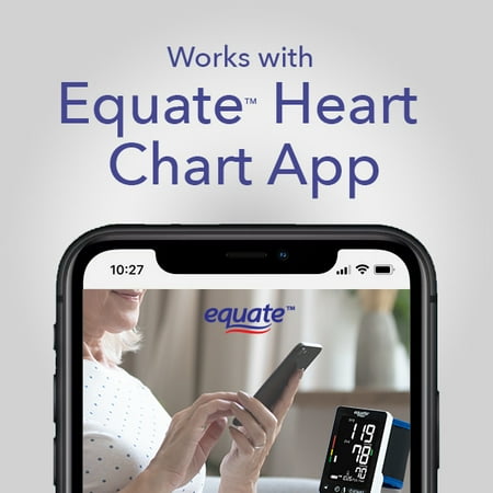 Equate BP-6500 Wrist Blood Pressure Monitor with Bluetooth