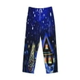 thumbnail image 4 of Balery Christmas Night print Men's Pajama Pants,Ultra Lightweight Pjs,Lounge Pant-Medium, 4 of 9